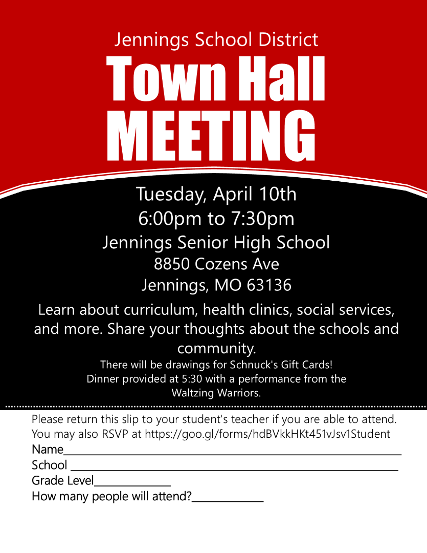 town hall meeting flyer template